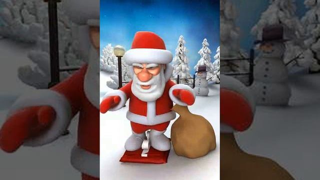 Talking Santa Squashes Ginger's Present