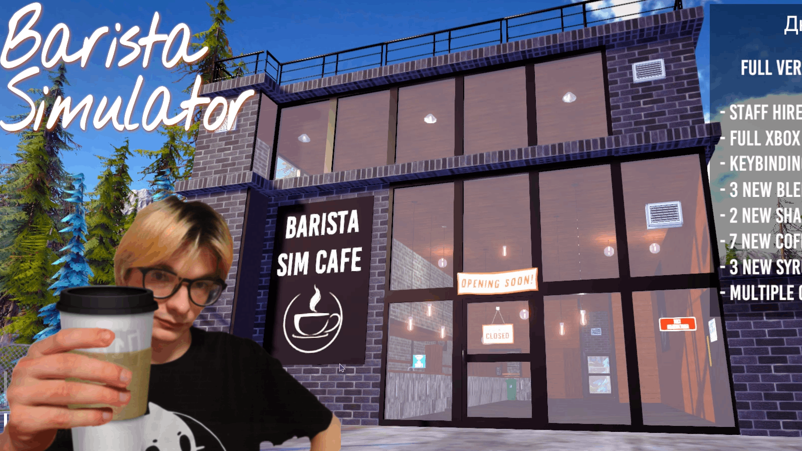 СНОВА КАФЕ И ВАШ КОФЕ ⫸ КРИНГЫ ⫸ Barista Simulator