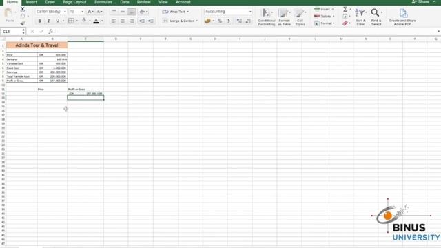 #27 CARA MEMBUAT DATA TABLE DI EXCEL ( 1 VARIABLE DAN 2 VARIABLE)