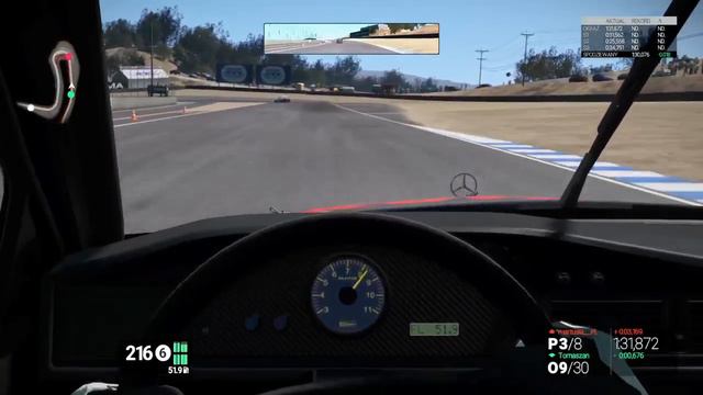 Project CARS Mercedes 190e DTM Laguna Seca fun race смотреть онлайн