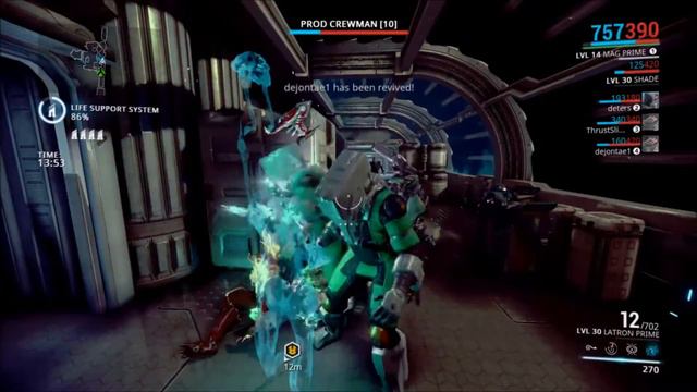 Warframe Mag Prime Survival смотреть онлайн