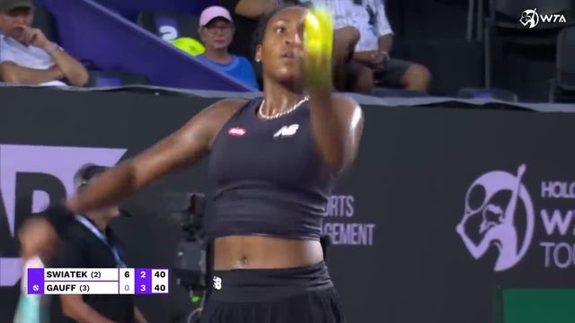 Iga Swiatek Vs. Coco Gauff | 2023 WTA Finals Group Stage | WTA Match Highlights