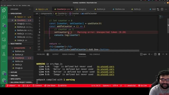 AM Coder - React 18 for Beginners - #4 - useState & Events смотреть онлайн