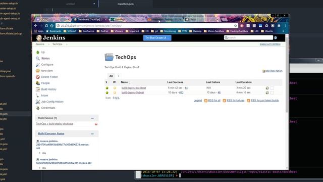 Jenkins w/ Webhook integration into Gitlab on DC/OS w/ deployment to Marathon смотреть онлайн