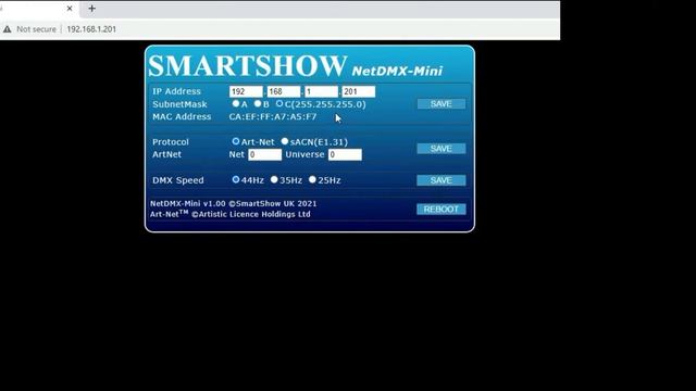 Setup, configure and using the SmartShow NetDMX Mini controller смотреть онлайн