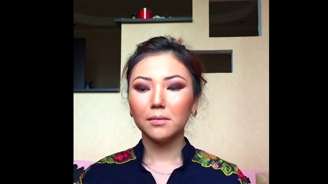 Asian makeup tutorial. Макияж для нависшего века. смотреть онлайн