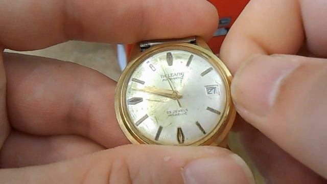 Vintage Beltane 18K Automatic 25-Jewels Men's Watch Date Change смотреть онлайн