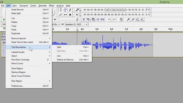 How to split audio in audacity смотреть онлайн