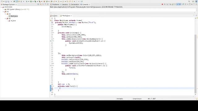 Java AWT 視窗練習 (1) смотреть онлайн