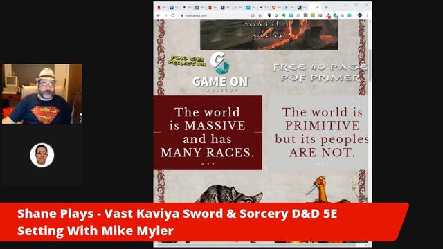 Vast Kaviya Sword & Sorcery D&D 5E Setting With Mike Myler смотреть онлайн