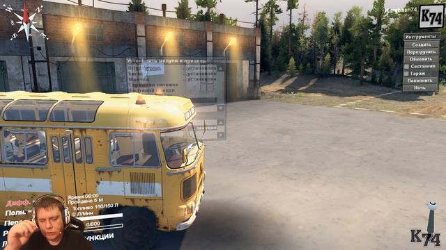 Spintires: MudRunner обзор мода [ ПАЗ-3201 ] АВТОРАМ НЕ СМОТРЕТЬ смотреть онлайн