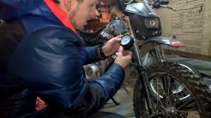 Как завести ПИТБАЙК зимой !