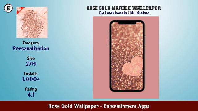 Top 10 Rose Gold Wallpaper Android Apps смотреть онлайн