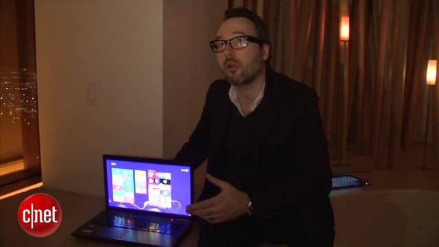 The 17-inch Toshiba Qosmio X875 desktop replacement laptop смотреть онлайн