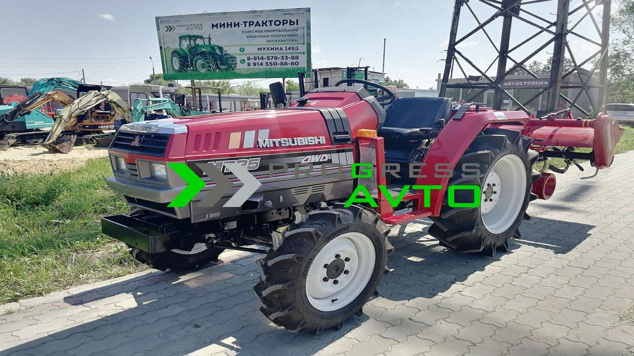Обзор трактора MITSUBISHI MT25D ЦЕНА 680 000 РУБ! снимаем правдиво какой он есть у нас всё честно смотреть онлайн
