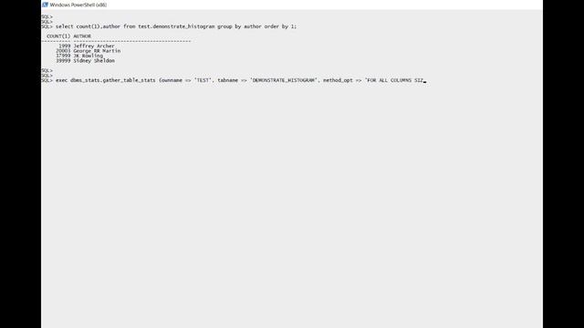 What is the use of histogram in Oracle Database смотреть онлайн