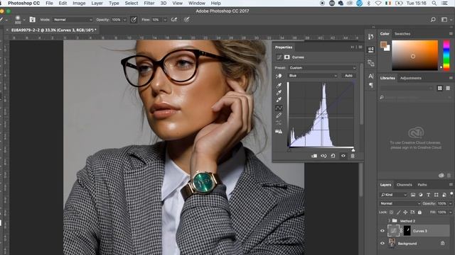 How To Fix Skin tones on a model - Photoshop Tutorial смотреть онлайн