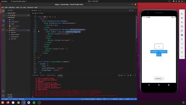 Counter App | React Native Beginner Part 1 смотреть онлайн