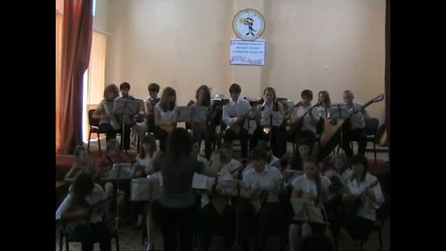 "Полька" Ю. Забутов, оркестр народных инструментов смотреть онлайн