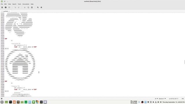 Linux mint block ASCII art setup for leofetch смотреть онлайн