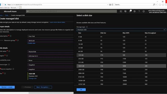 How to create a managed disk from a snapshot - Azure смотреть онлайн
