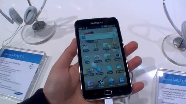 Samsung Galaxy S Wifi 5.0 Hands On - English смотреть онлайн