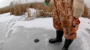 Щука на жерлицы. Ловля щуки на флажки. щука на живца / Щука зимой