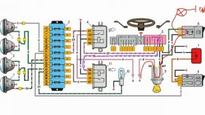 БЛИЖНИЙ СВЕТ  ПРОСТАЯ СХЕМА  ВАЗ 2106