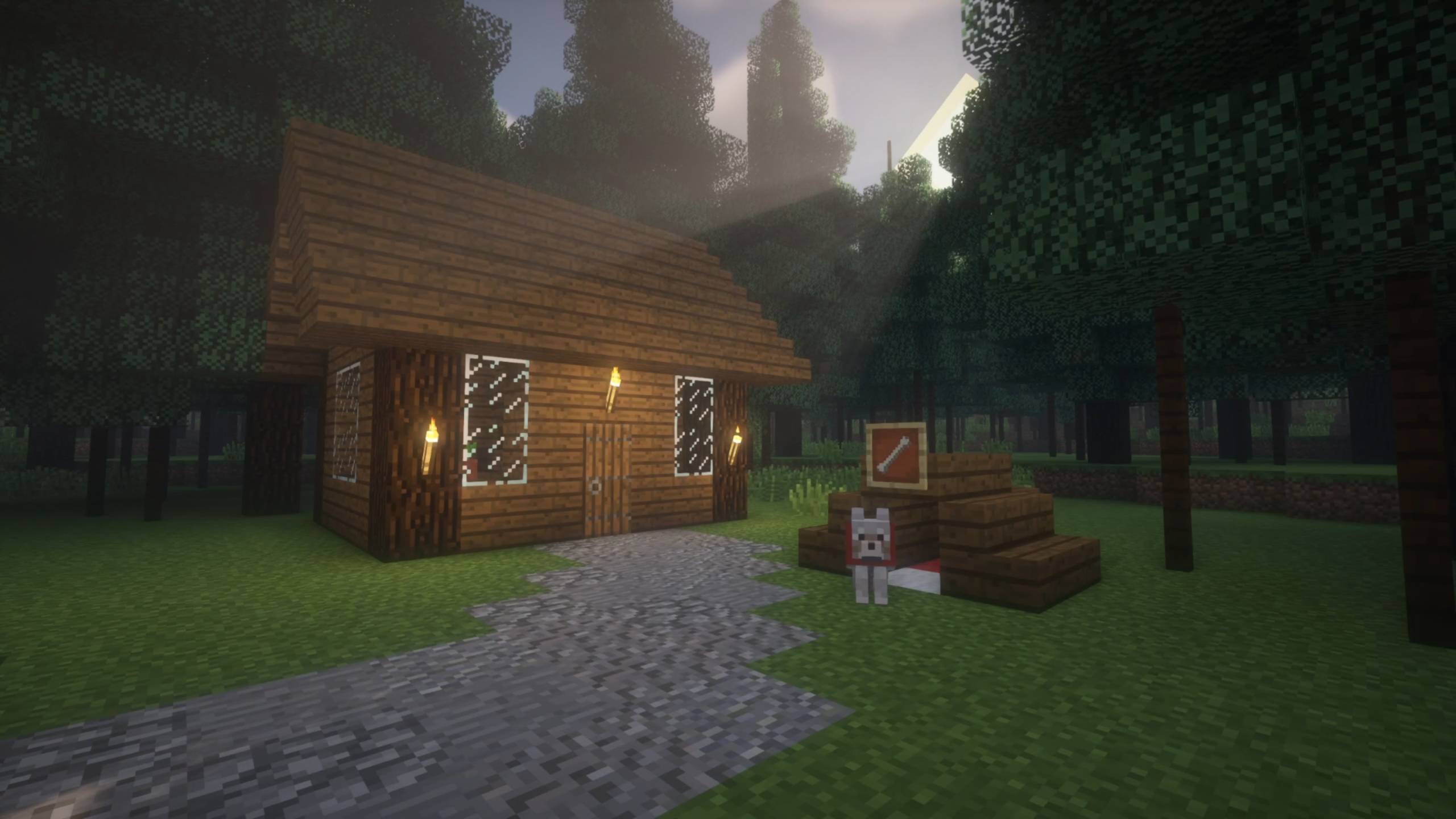 1 Hour 30 Minute Relax Minecraft Music in Forest смотреть онлайн