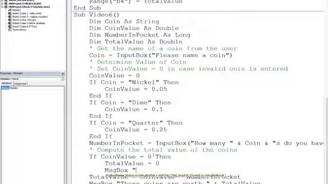 Week 4 Video 6 If Then Else End if смотреть онлайн