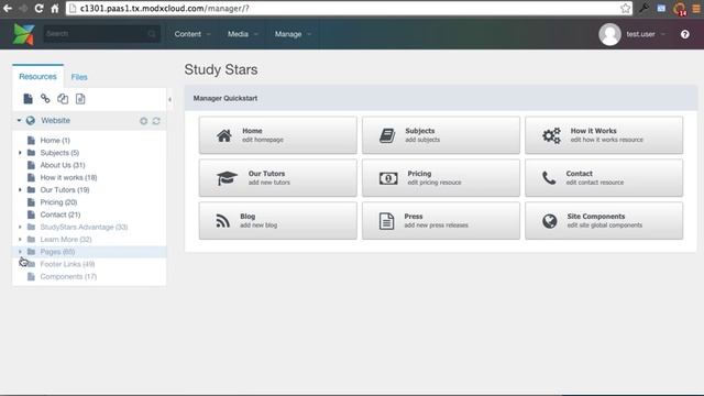 MODX Tutorials - Overview of the Manager смотреть онлайн