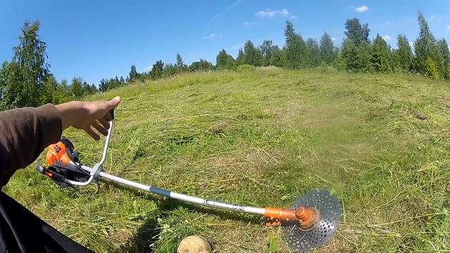 Кошу траву Болгаркой! Трактор или Мотоблок? Как нас обманули с продажей быка