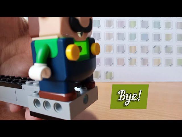 Lego Super Mario Homemade #1 Working draw barcodes. Special stage music смотреть онлайн
