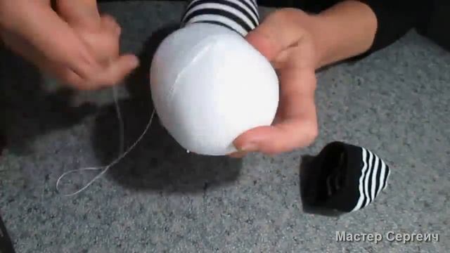 How to make a sock doll, do-it-yourself sock doll, sock crafts, sock toy смотреть онлайн