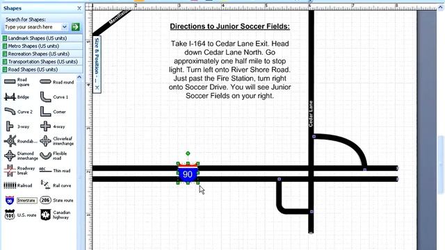 Visio 2007 - Creating a New Directional Map смотреть онлайн
