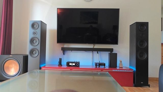 EVERSOLO DMP-A6+ SMLS SA400+HECO AURORA 1000 Test de audio. смотреть онлайн