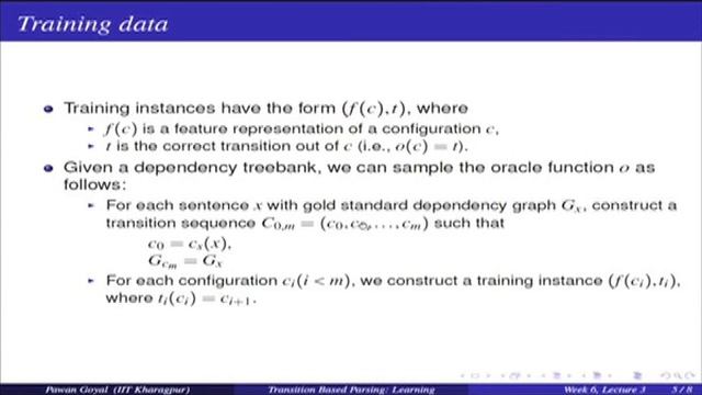 Transition Based Parsing : Learning смотреть онлайн