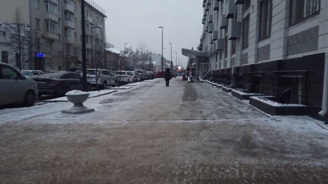 Декабрьская прогулка по проспекту Мира ( Красноярск левобережный ) 2022 смотреть онлайн