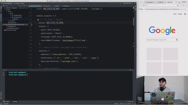 Webpack 3 - ES6 | React | Sass смотреть онлайн