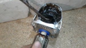 Снять ротор с редуктора болгарки за минуту