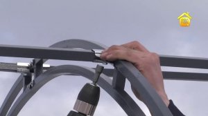 Теплица Кремлевская. Монтаж теплицы из стальной трубы. Новые Формы - производитель теплиц