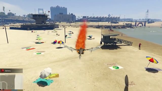 Дракон в GTA 5 - GTA 5 Моды - Безумный монстр! смотреть онлайн