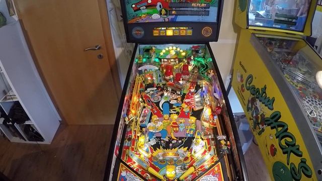 #37 Flipper The Simpsons, Gameplay, Pinball Automat, Data East смотреть онлайн