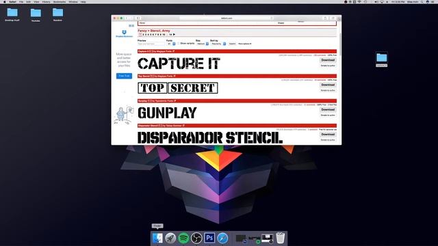 How to add fonts to Photoshop [MAC] смотреть онлайн