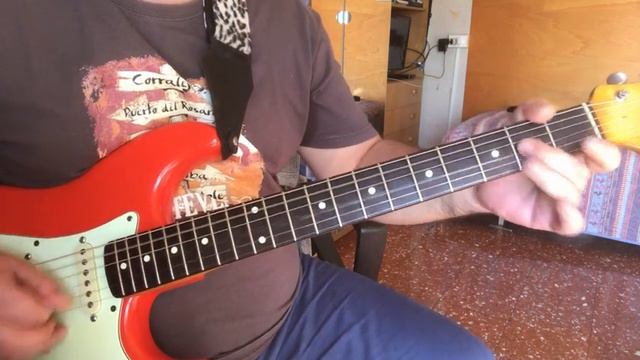 Texas Blues 012 strings "D" tuning Stratocaster смотреть онлайн