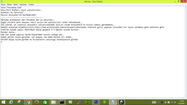 Perl Kullanım ve Yükleme смотреть онлайн