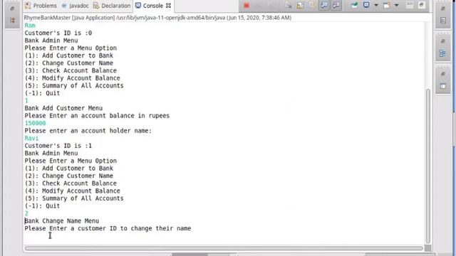 Basic Banking Application in Java смотреть онлайн
