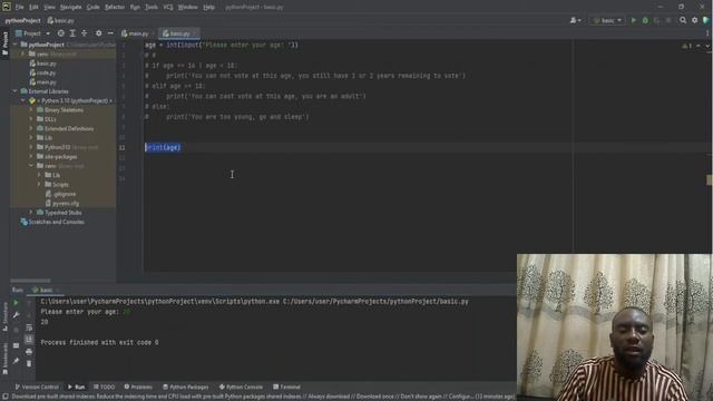 Age Calculator in Python - INPUT, IF, ELIF,ELSE смотреть онлайн