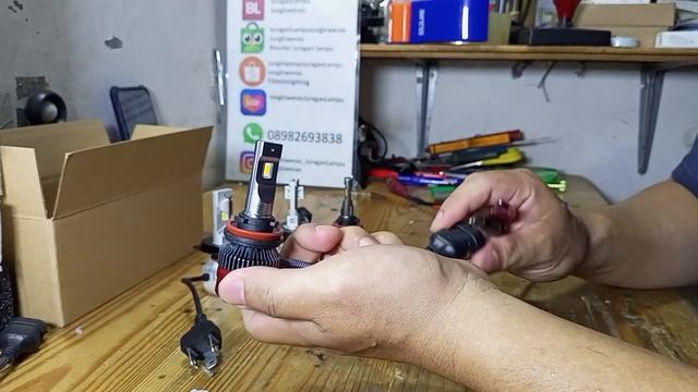 Paket Led Suzuki Ertiga Headlamp JL45 Foglamp JL3