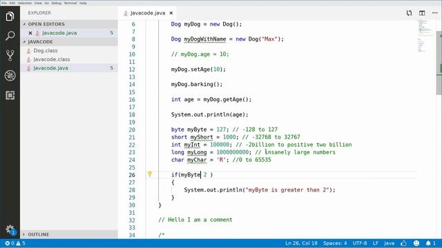 Intro to Java Programming - Lesson 2 смотреть онлайн